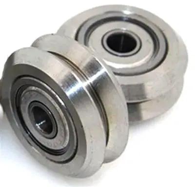 6x24.5x5.6mm V-Groove Linear Motion Guide Way Bearing - Track Roller