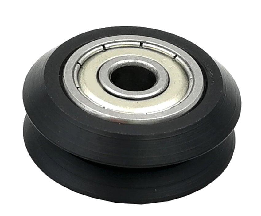 Linear Motion Guide Way 7x24.5x10mm V Groove OPEN Bearing - Tire