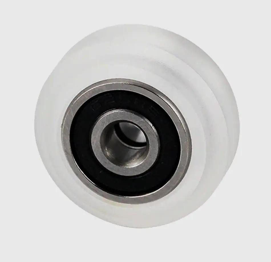 Linear Motion Guideway 4x24x10mm Clear Track V-Slot Profile Roller Bearing