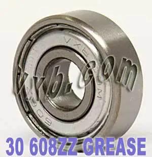 Vòng bi 30 gói 608zz 8x22x7mm được che chắn