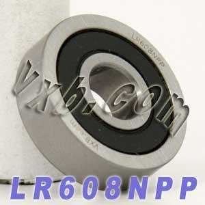 LR608NPP แทร็กลูกกลิ้งแบริ่งปิดผนึก 8x24x7 มม. ตลับลูกปืนแทร็ค