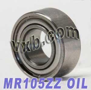 محمل MR105ZZ 5x10x4 محمي بالزيت صغير الحجم