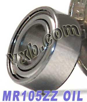 محمل MR105ZZ 5x10x4 محمي بالزيت صغير الحجم