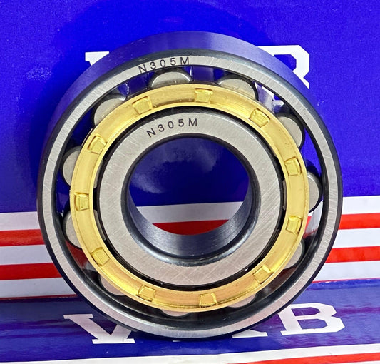 ตลับลูกปืนทรงกระบอก N305M ขนาด 25x62x17 ตลับลูกปืนทรงกระบอก