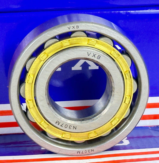 ตลับลูกปืนทรงกระบอก N307M ขนาด 35x80x21 ตลับลูกปืนทรงกระบอก