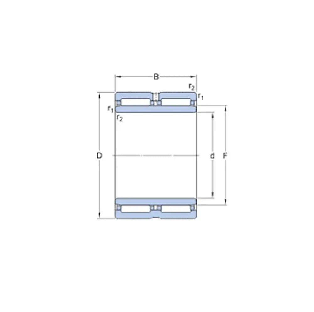 NA6901 Needle Roller Bearing 12x24x22mm - Machined Type