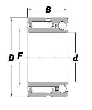 NATA5904 Combined Needle & Ball Bearing 20x37x23mm