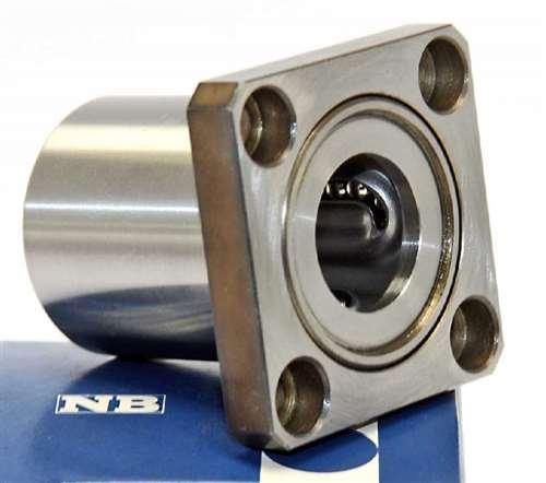 NB SWSK20G 1-1/4" Burçlar Reçine kafes Kare Flanş Doğrusal Hareket