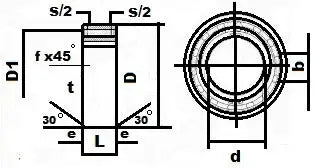 NFS50 One-Way 50x110x40mm Bearing Support Required Backstop Clutch