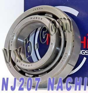 NJ207 NACHI NACHI BRANGING LAME LAM JAPER 35X72X17 Vòng bi