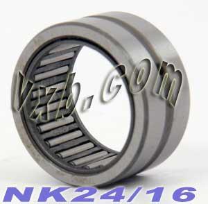 NK24/16 łożyska wałka igły 24x32x16mm - typ obrabiany