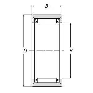 NK65/35A Needle Roller Bearing 65x78x35mm - Machined Type