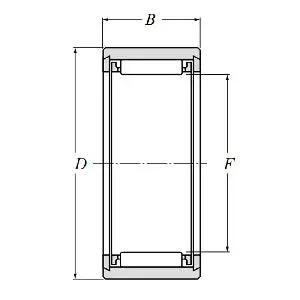 NK68/25A Needle Roller Bearing 68x85x25mm - Machined Type