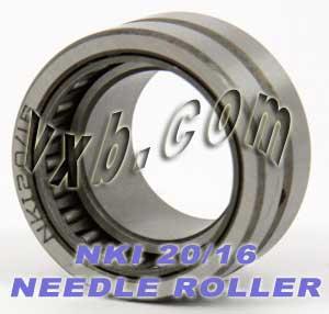 NKI20/16 łożyska wałka igły 20x32x16mm - typ obrabiany