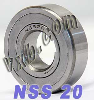 NSS20 คลัทช์แบ็คสต็อปทางเดียว 20x47x14 มม. - ต้องรองรับแบริ่ง