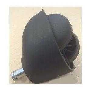 100-Pack Covered Black 2" twin wheel Caster