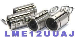 4-Pack LME12UUAJ 12mm Adjustable Bushing 12x22x32 Linear Motion Bearing