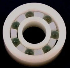 Łożysko z tworzywa Acetal/POM 6012 - kulki szklane - 60x95x18mm