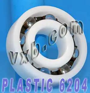 แบริ่งพลาสติก Acetal/Pom 6204 - ลูกแก้ว - 20x47x14 มม.