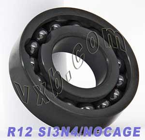R12 เต็มรูปแบบ SI3N4 เซรามิกแบริ่ง 3/4 "x 1-5/8" x 7/16 "