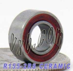 R155-2RS แบริ่งเซรามิก 5/32 "x 5/16" x 1/8 "แบริ่งปิดผนึก