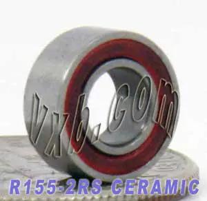 R155-2RS Ceramic Bearing 5/32" x 5/16" x 1/8" Sealed Bearing