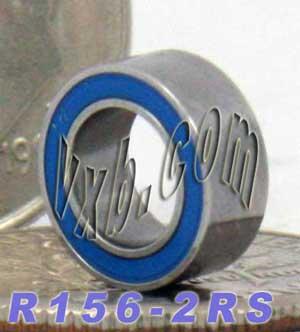 R156-2RS แบริ่ง 3/16 "x 5/16" x 1/8 " - ปิดผนึก - จิ๋ว