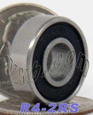 Bóng R4-2RS cao cấp mang 1/4 "x 5/8" x 0.196 "