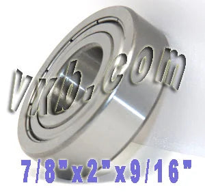 RLS7ZZ Bearing Shielded 7/8" x 2x9/16"