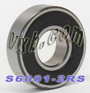 S6001-2RS łożysko uszczelnione ze stali nierdzewnej 12x28x8mm