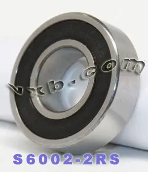 Roulement en acier inoxydable S6002-2RS étanche 15x32x9mm