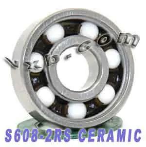 S608-2RS Paten Rulman Seramik Mühürlü 8x22x7mm Minyatür