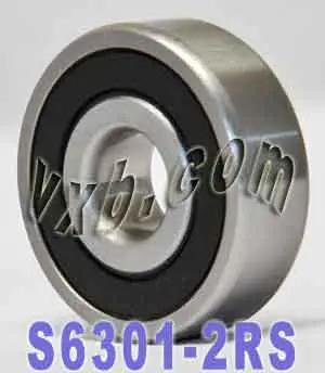 Roulement étanche en acier inoxydable S6301-2RS 12x37x12mm