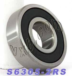 S6305-2RS Łożysko ze stali nierdzewnej uszczelniono 25x62x17mm