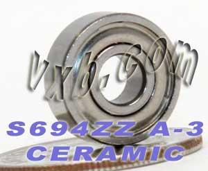 S694ZZ Ceramic Bearing ABEC-3 สแตนเลส Shielded 4x11x4 แบริ่ง