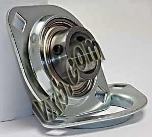 SBPFL207-22 Pressed Steel Bearing 2-Bolt 1-3/8" Flanged Mounted