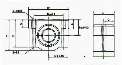 SC30UU 30mm Slide Unit Ball Bushing Block Linear Motion