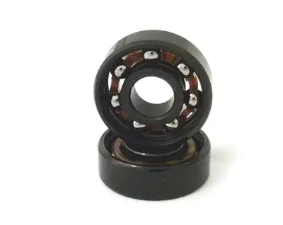 8-Pack Skateboard Chrome Steel Open Ball Bearings - Nylon Cage 8x22x7mm