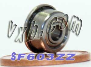 SF603ZZ mặt bích được che chắn bằng thép không gỉ 3x9x5