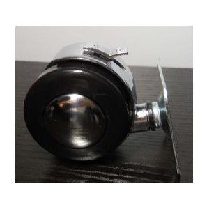 2"inch Silver Twin Caster Wheel - Steel 4-Hole Plate