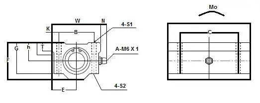 SMA60GWUU NB 60mm Slide Bush Bushings Motion Linear Bearing