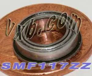 SMF117ZZ Flanşlı Rulman Korumalı Paslanmaz Çelik 7x11x3 Yatak
