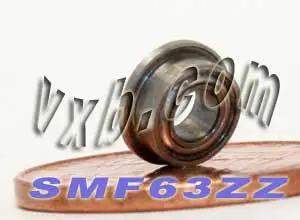 SMF63ZZ Flanged Bearing Shielded Stainless Steel 3x6x2.5 Bearing
