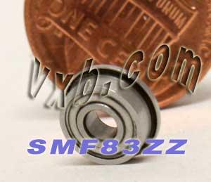 Vòng bi mặt bích SMF83zz được che chắn bằng thép không gỉ 3x8x3