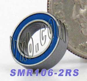 SMR106-2RS แบริ่ง 6x10x3 สแตนเลสสตีลปิดผนึกแบริ่ง