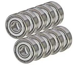 ตลับลูกปืนทนความร้อนสูง SR4ZZ - ทนความร้อนได้ 500°F - ขนาด 1/4" x 5/8" x 0.196"
