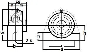 SSUCPAS202-15mm Bearing Stainless Steel Tapped Base Pillow Block 15mm Mounted