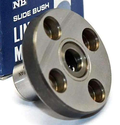 SWF4WUU 1/4" Ball Bushings Round Flange Wide Linear Motion - seals on both sides
