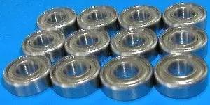 Ball Bearings for TAMIYA Stadium Thunder Blitzer Set 12 Stainless Steel