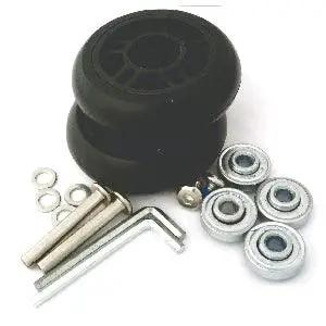 Travel Bags Replacement Luggage Wheels Set Universal Suitcase Repair Kit Axles Wrench Bearing Skate Wheel Roller 70MM